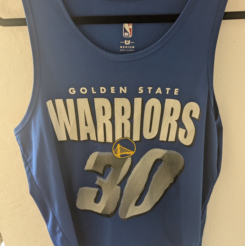 Steph Curry Golden State Warriors Jersey Tank - Blue - Size M
